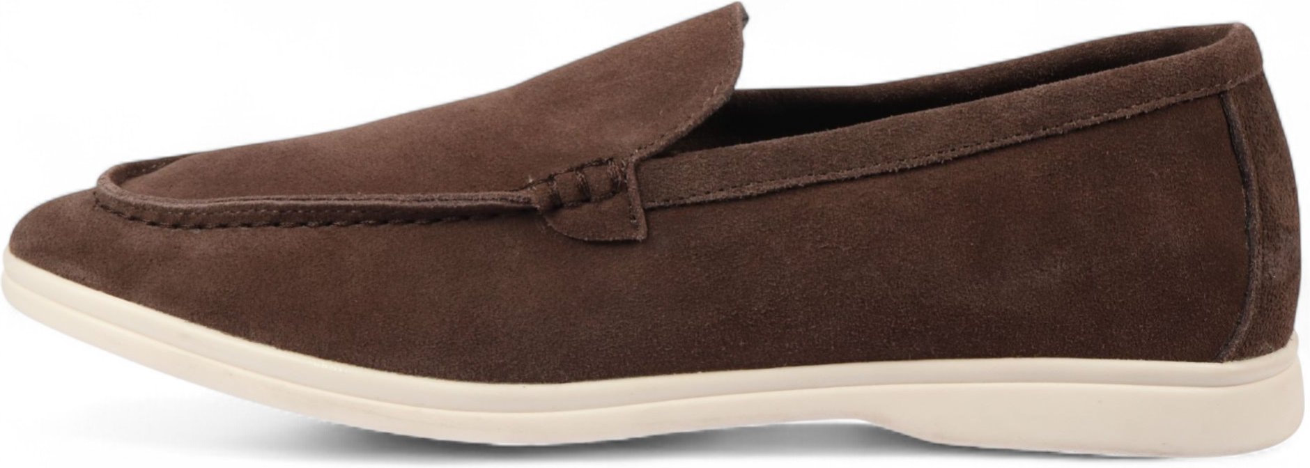 Robuste Slip-On-Loafer für Herren in Braun mit gepolsterter Innensohle