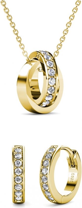 Parure et Coffret Kreis-Reifen - Doré et Cristal