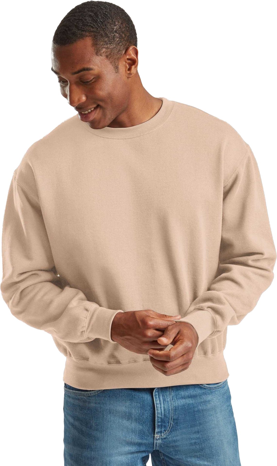 Fruit of the Loom - Sweatshirt für Herren/Damen Unisex, Super Baumwolle (Wüstensand)