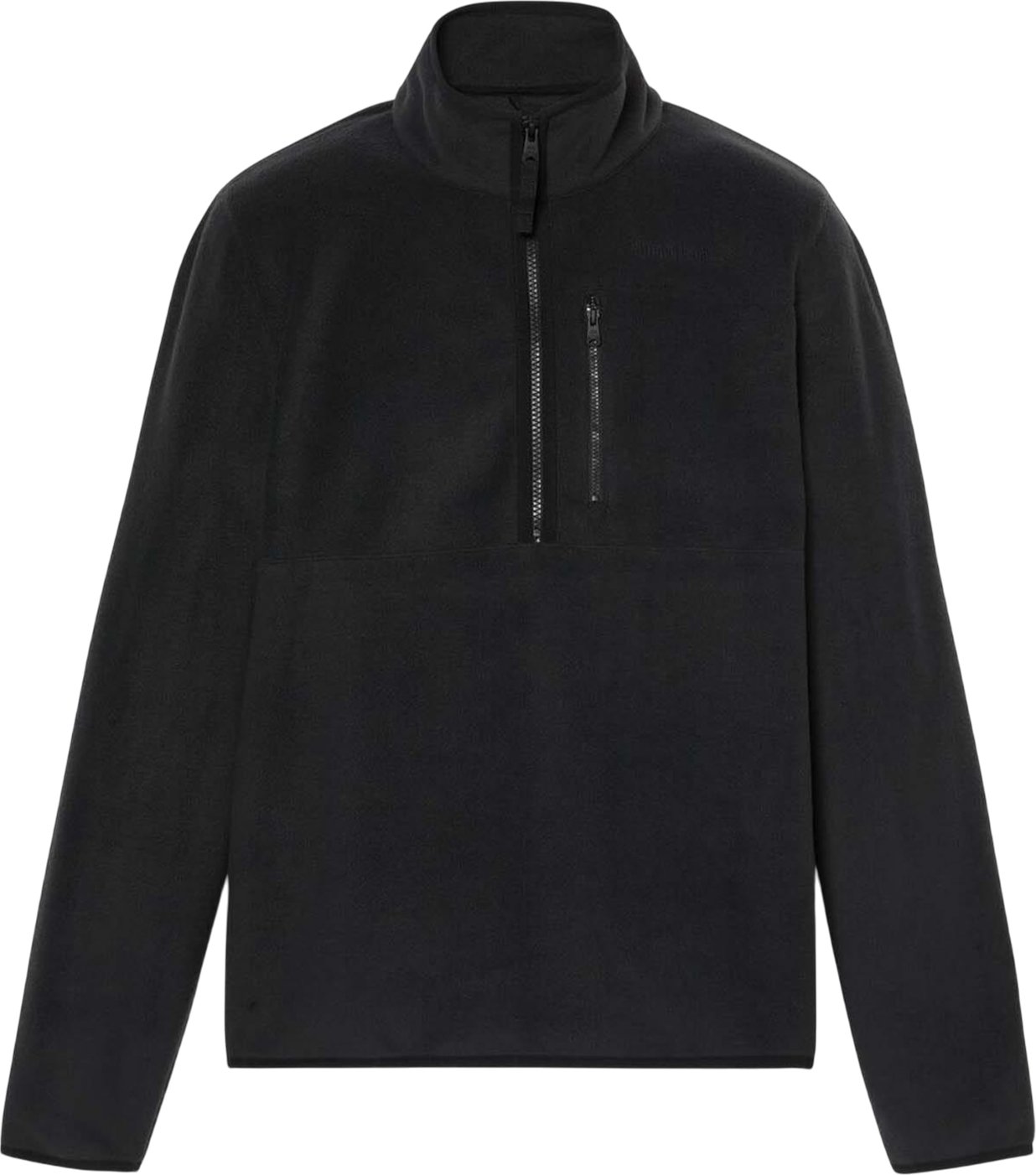 Thumbnail - Timberland - "Mt Willard" Fleece-Oberteil mit kurzem Reißverschluss für Herren (Schwarz)