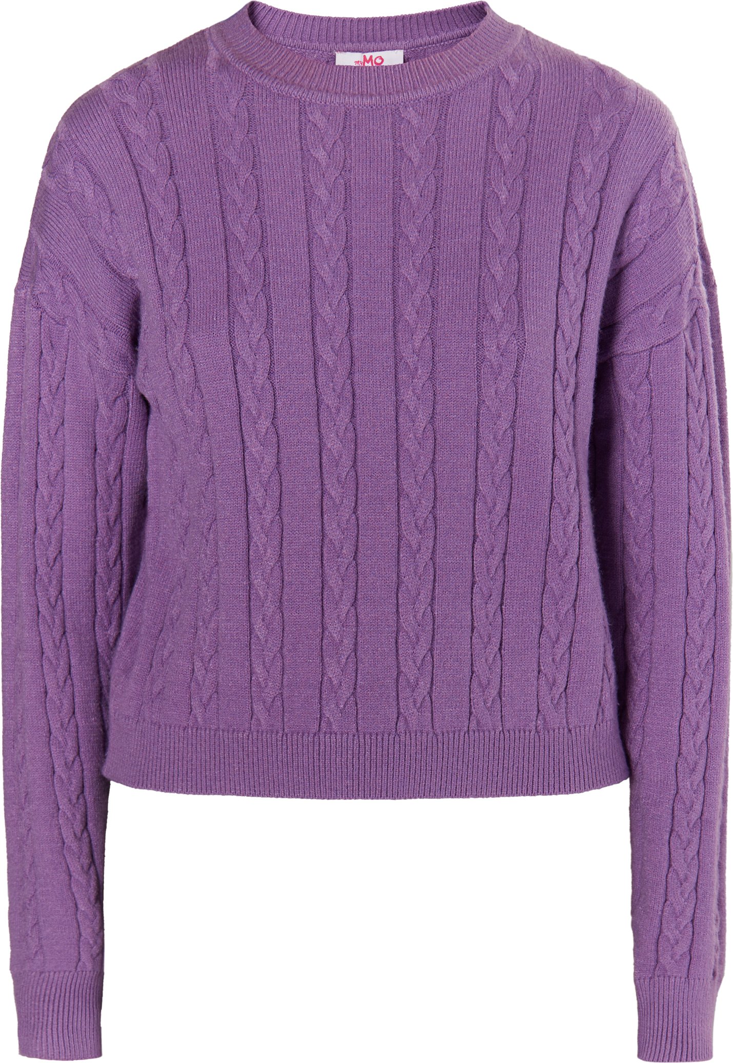 Mymo Strickpullover Damen violett