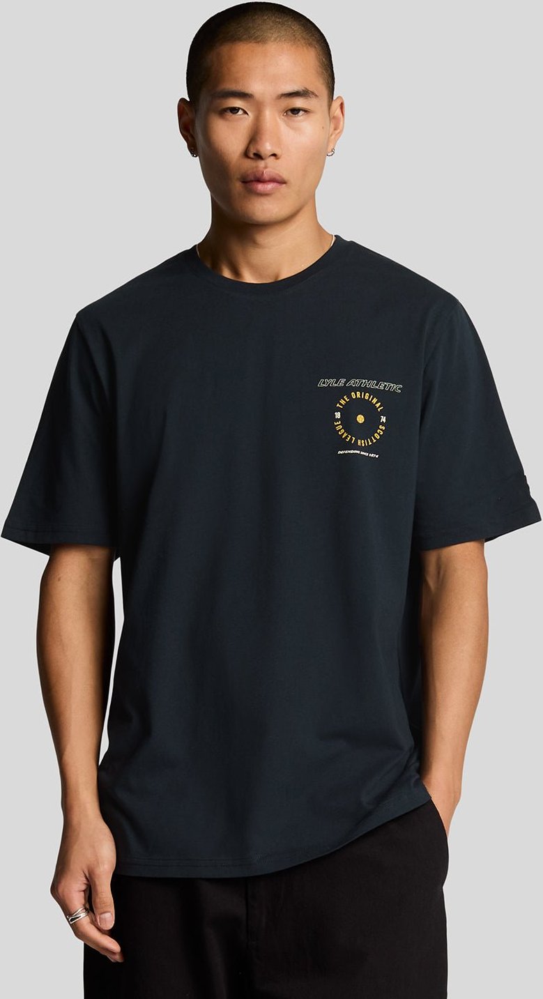 Lyle & Scott Lyle Athletisches Grafik-T-Shirt - Beige