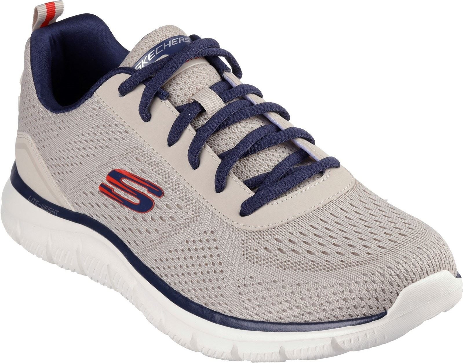 Thumbnail - Skechers Track Leshur Herren Sneaker aus Polyester in Taupe/Navy