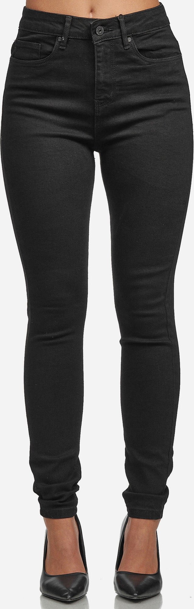 Tazzio Damen Skinny Fit High Waist Jeans