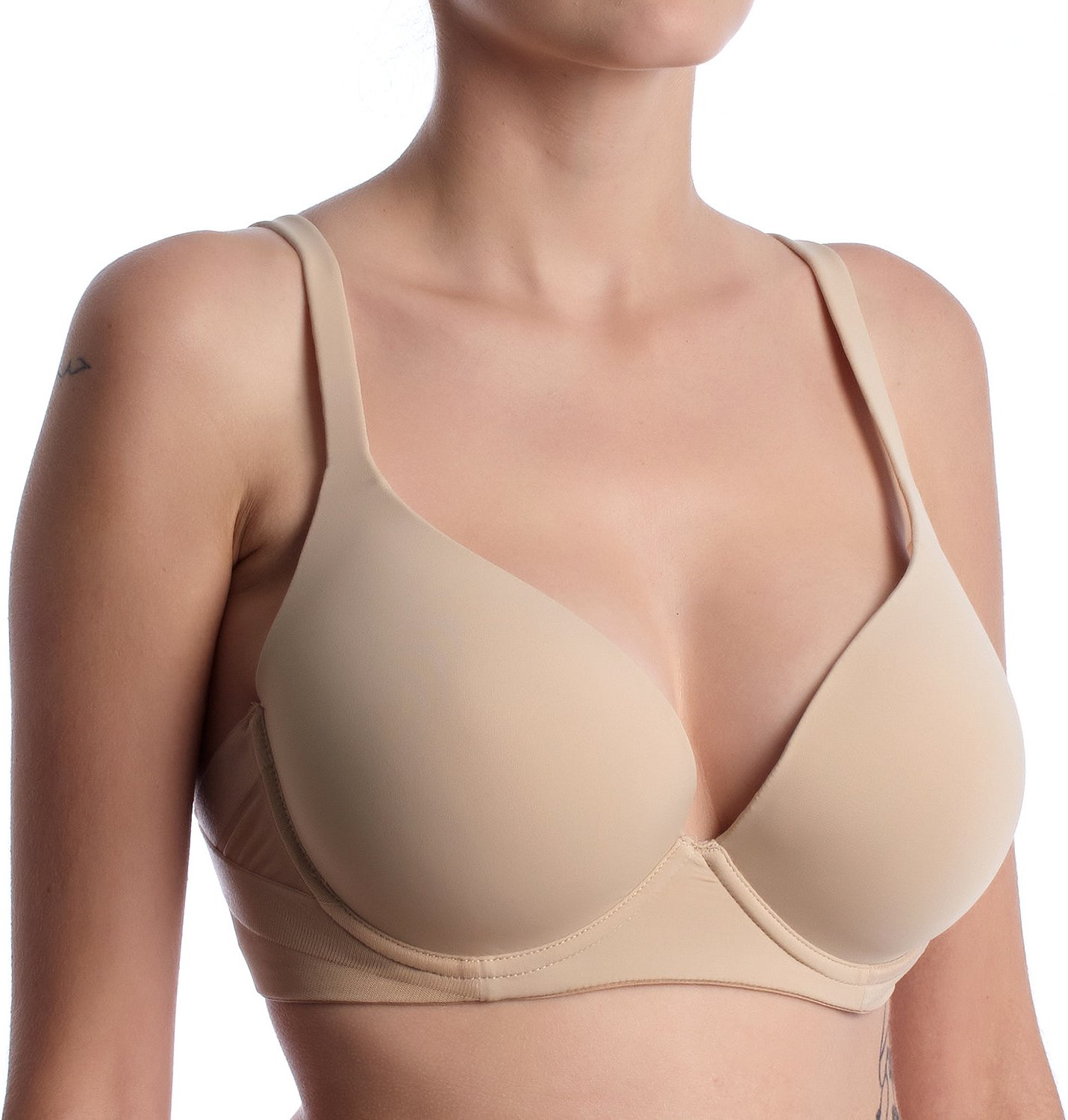 Damen-Balconette-BH mit Unterdraht PLUNGE-EXTRA