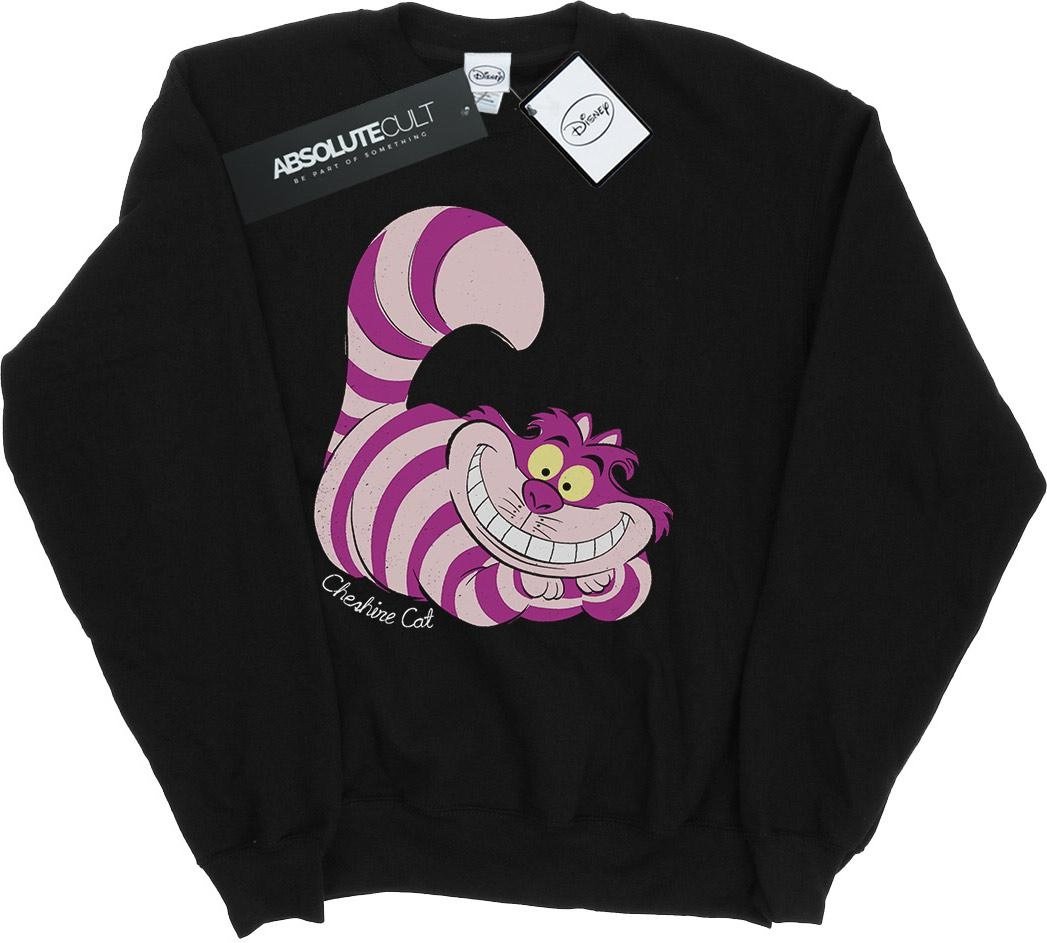Disney - "Alice In Wonderland Cheshire Cat" Sweatshirt für Herren (Schwarz)