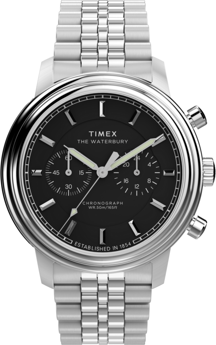 Timex Waterbury Metropolitan Herren Silberuhr TW2Y23400