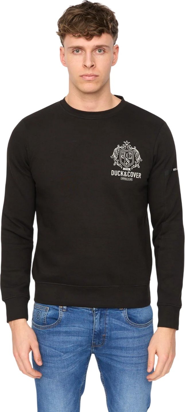Duck and Cover - "Stoneham" Sweatshirt für Herren, Rundhalsausschnitt (Schwarz)