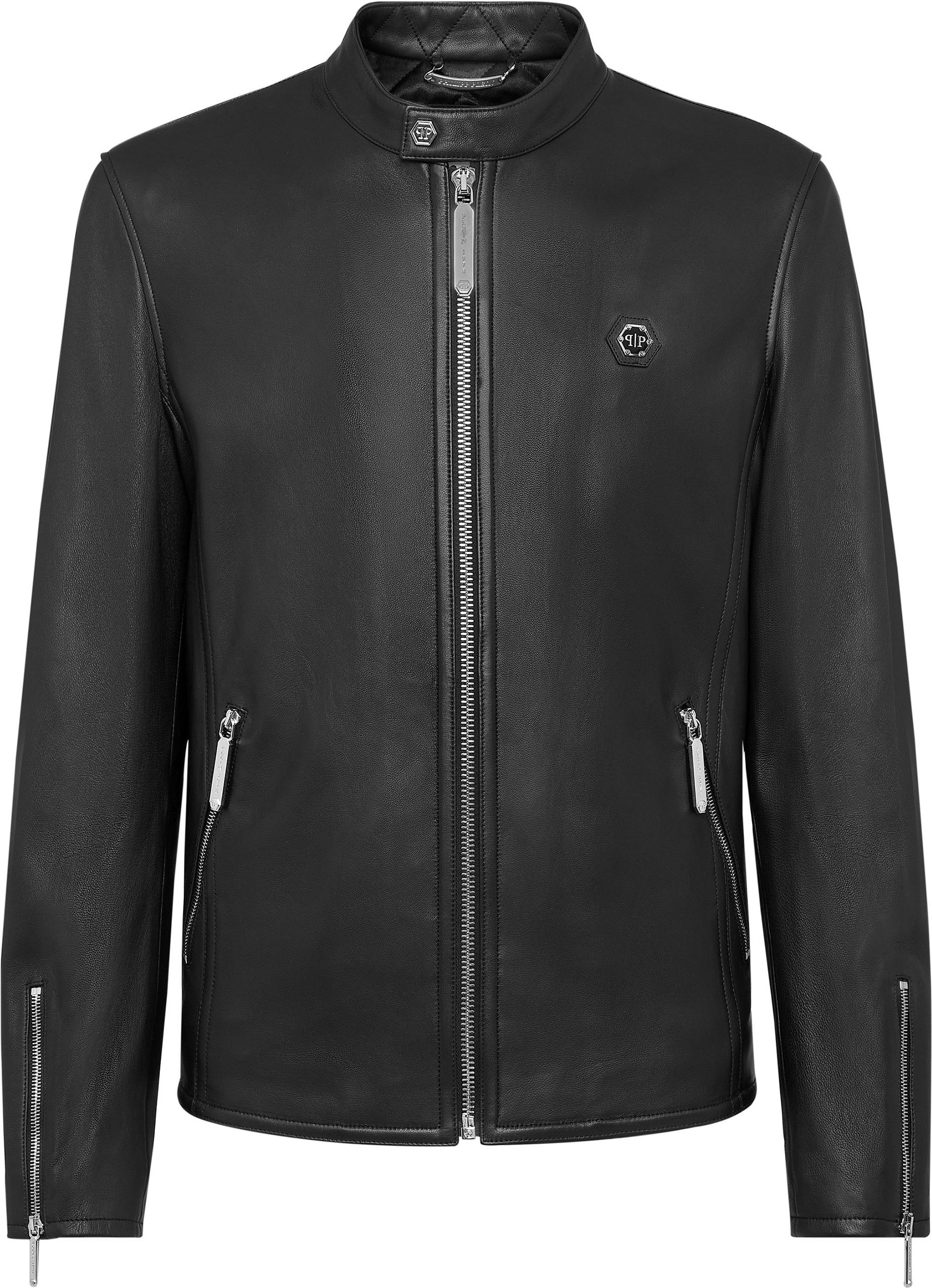 Leder Biker-Jacke