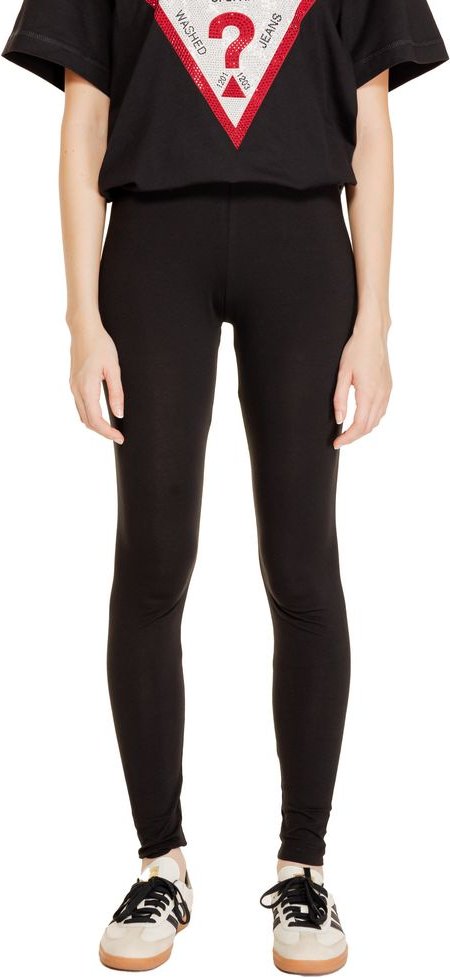 Schwarze Leggings Stretch-Hose