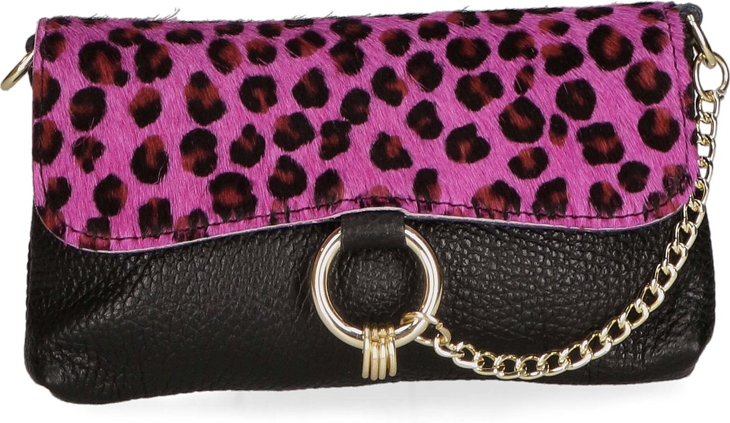 Gave Lux Unterarmtasche Frauen CHEETAH FUCHSIA