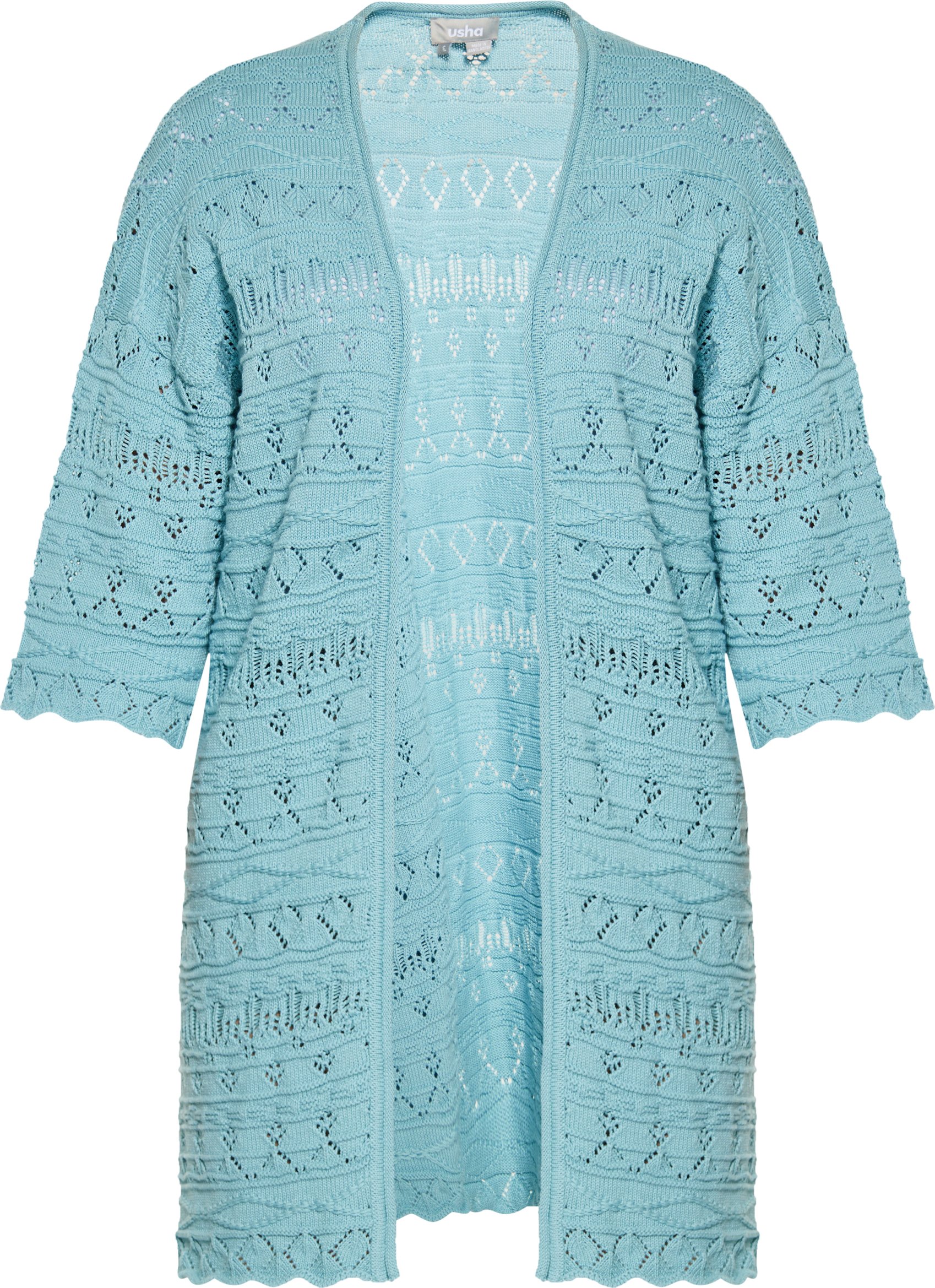 usha Strickjacke Damen Aqua