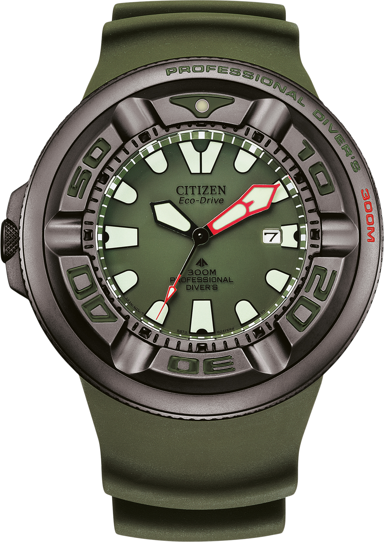 Thumbnail - Citizen Promaster Marine Herren Grün Uhr BJ8057-17X