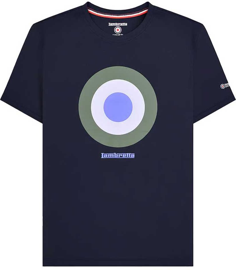Lambretta Herren Target T-Shirt (Navy)