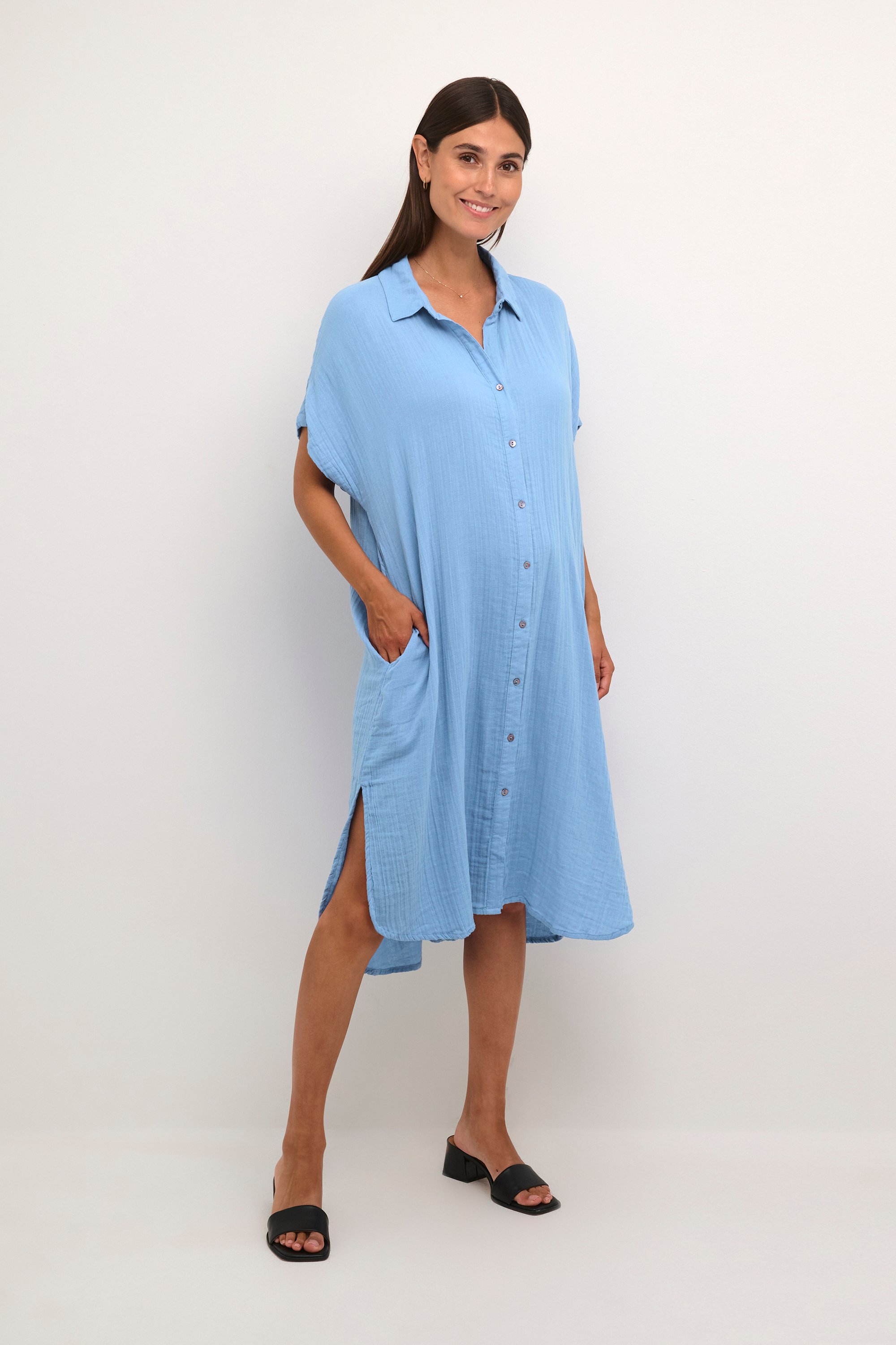 Thumbnail - Kleid im Oversize-Schnitt blue