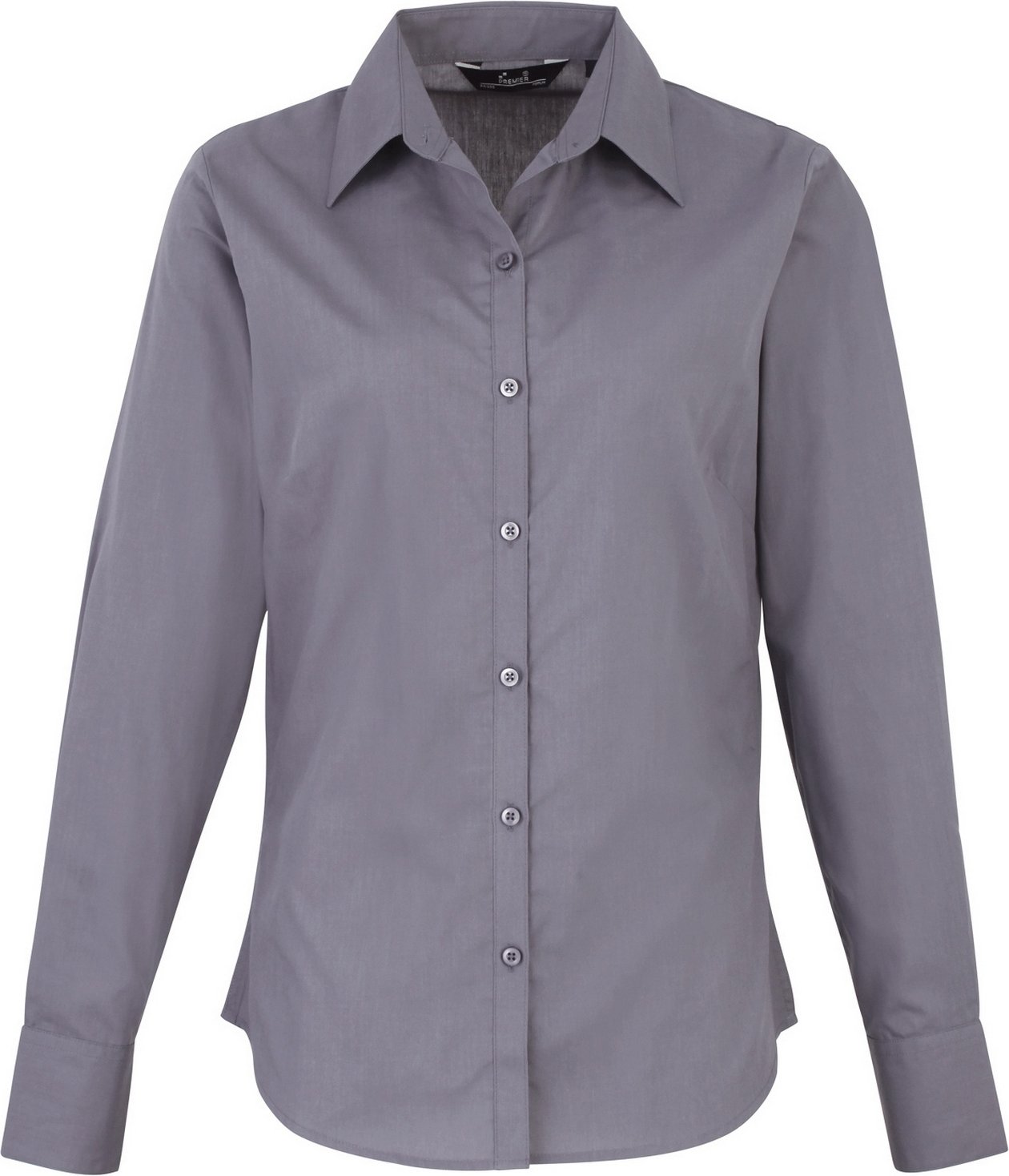 Premier - Bluse für Damen Langärmlig (Stahl)