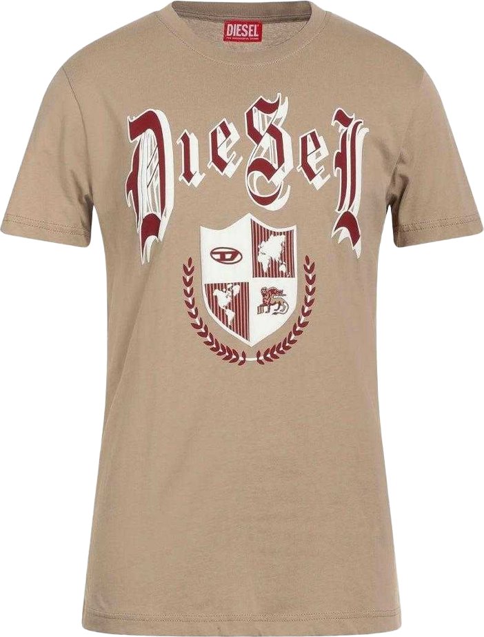 Diesel Unisex Erwachsene Mittelalter T-Shirt (Beige)