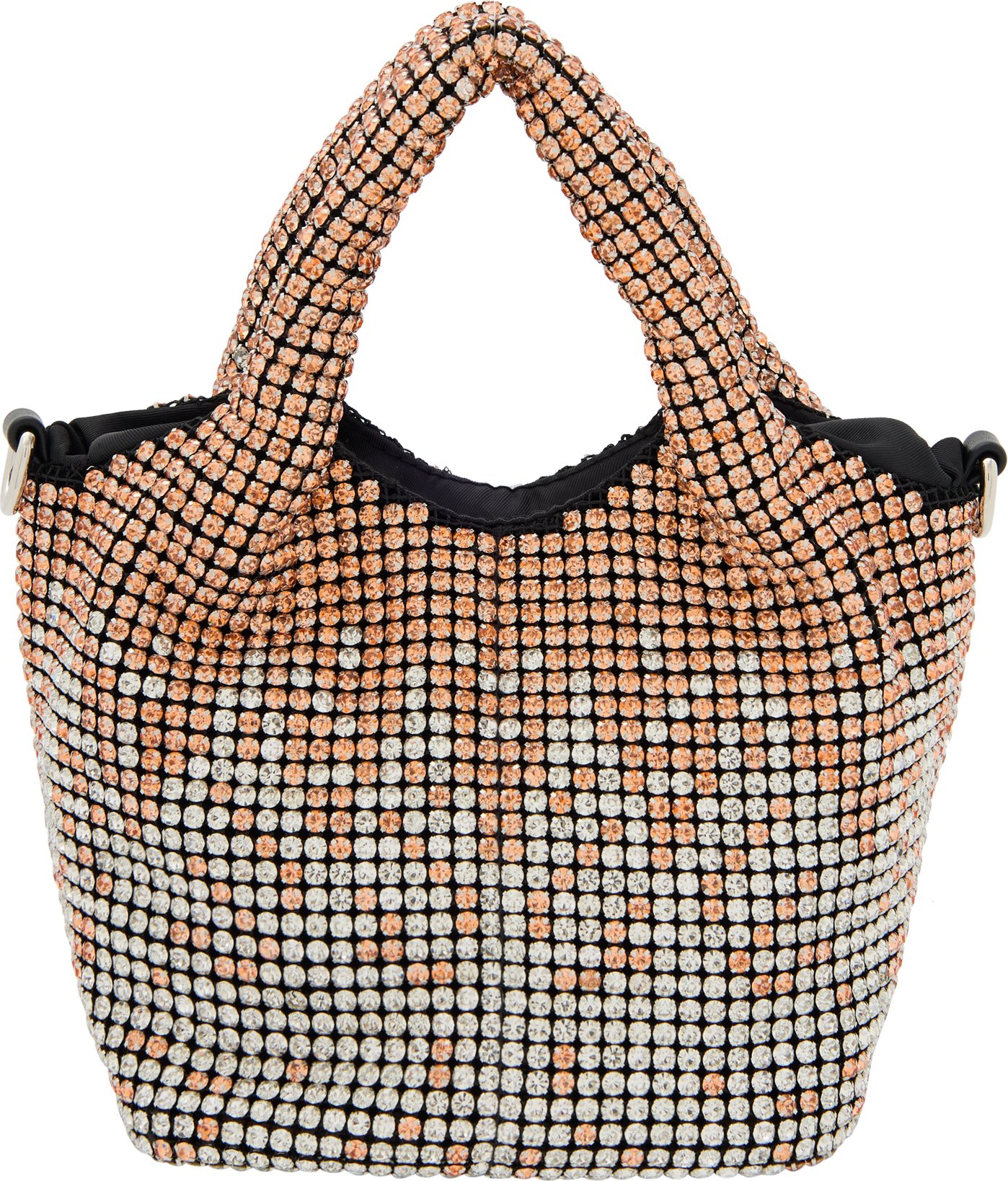 Mymo Handtasche Handtasche Frauen Champagner Silber