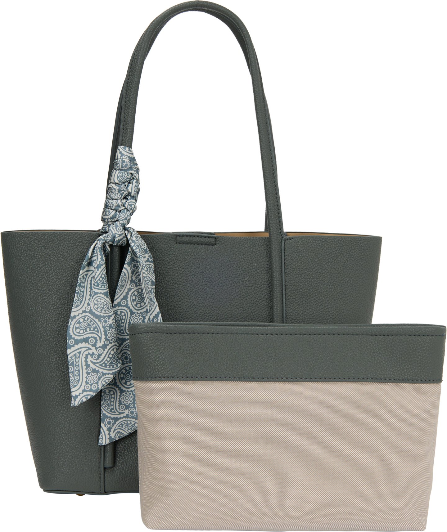 usha 2-IN-1-Tragetaschen-Set 2-IN-1-Tragetaschen-Set Frauen grau