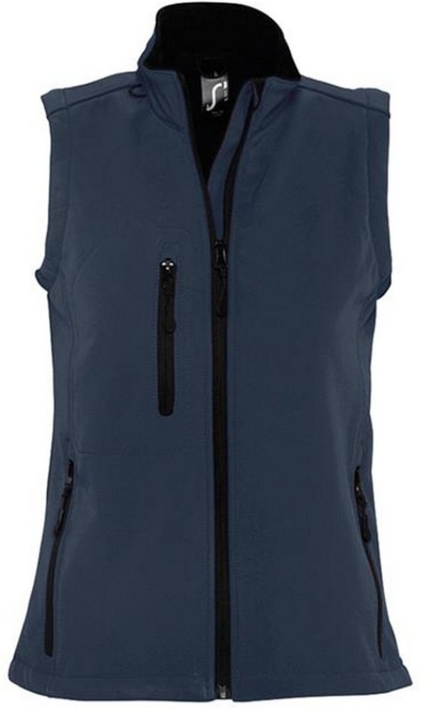 SOLS Womens/Ladies Rallye Soft Shell Bodywarmer Jacke (French Navy)