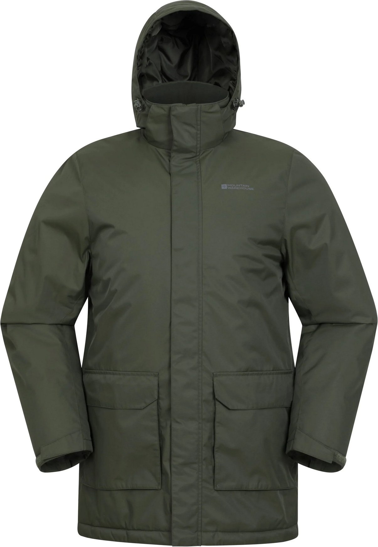 Mountain Warehouse Herren Ranger gepolsterter Parka (Khaki Grün)