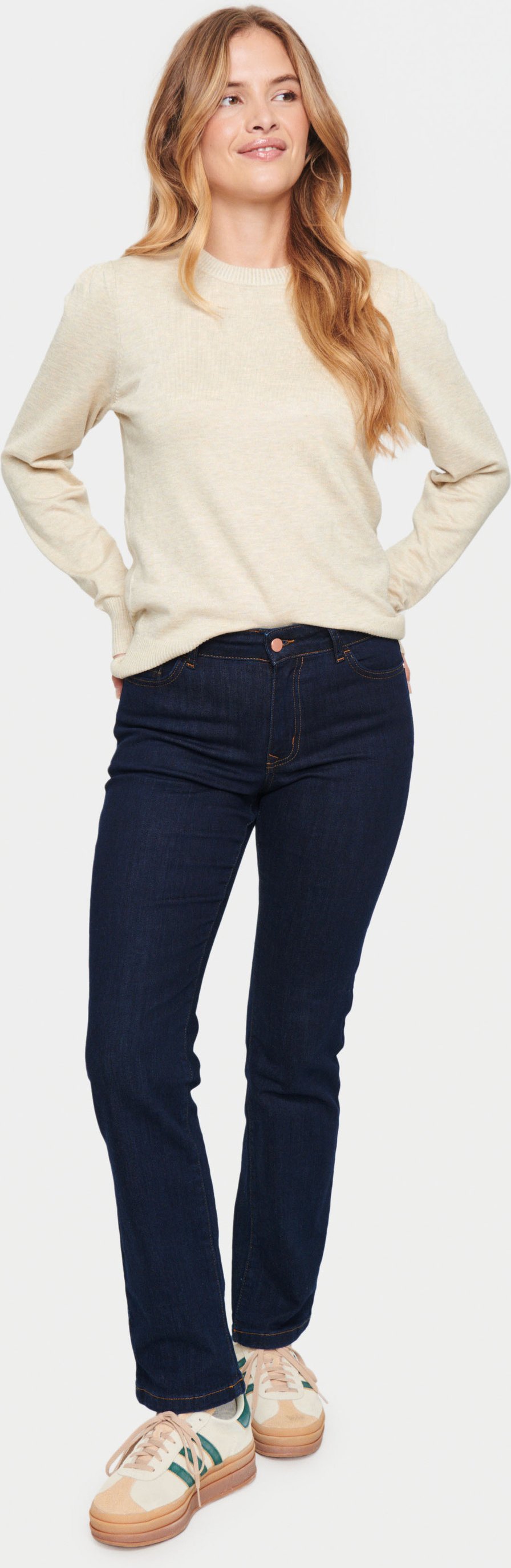 Poncho MilaSZ Gerade Passform beige