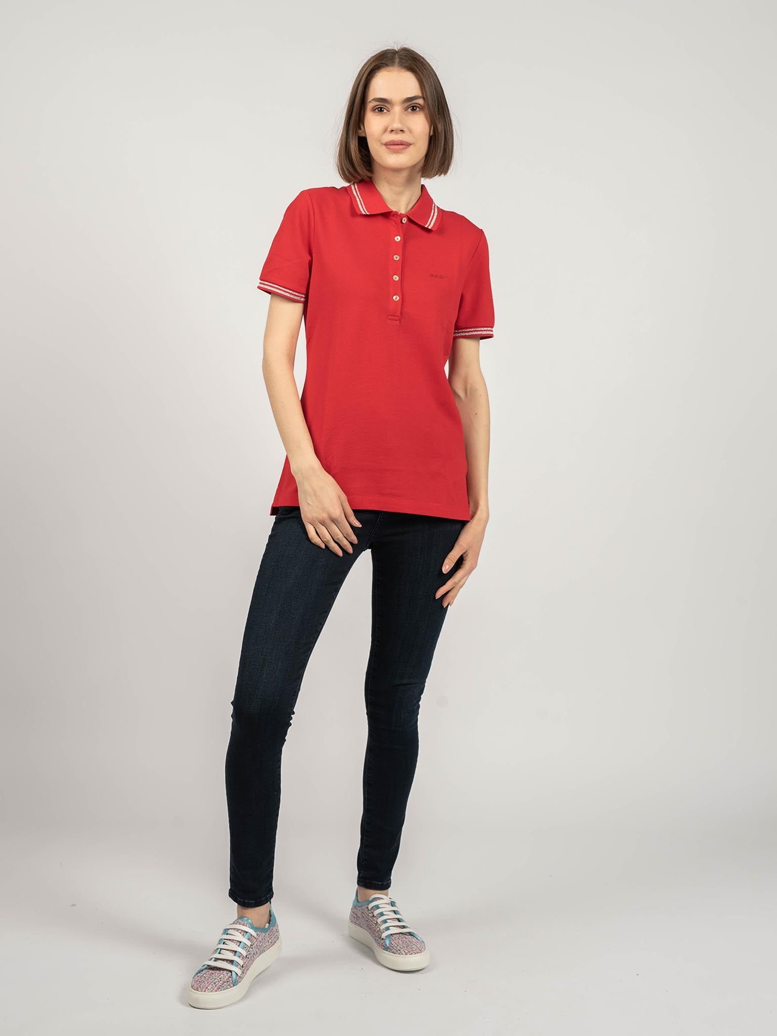 Geox Poloshirt Sustin Damen Rot