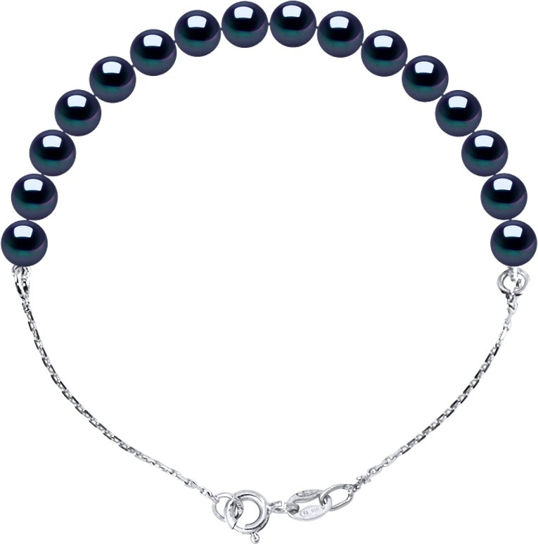 Armband echte Süßwasser-Zuchtperle rund 6-7 mm