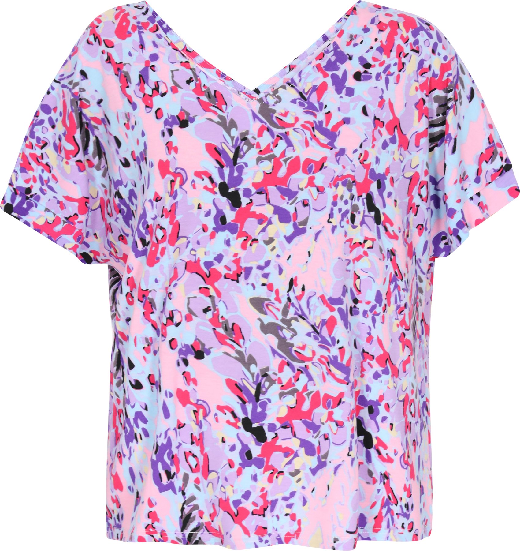 usha Bluse Frauen blau mehrfarbig