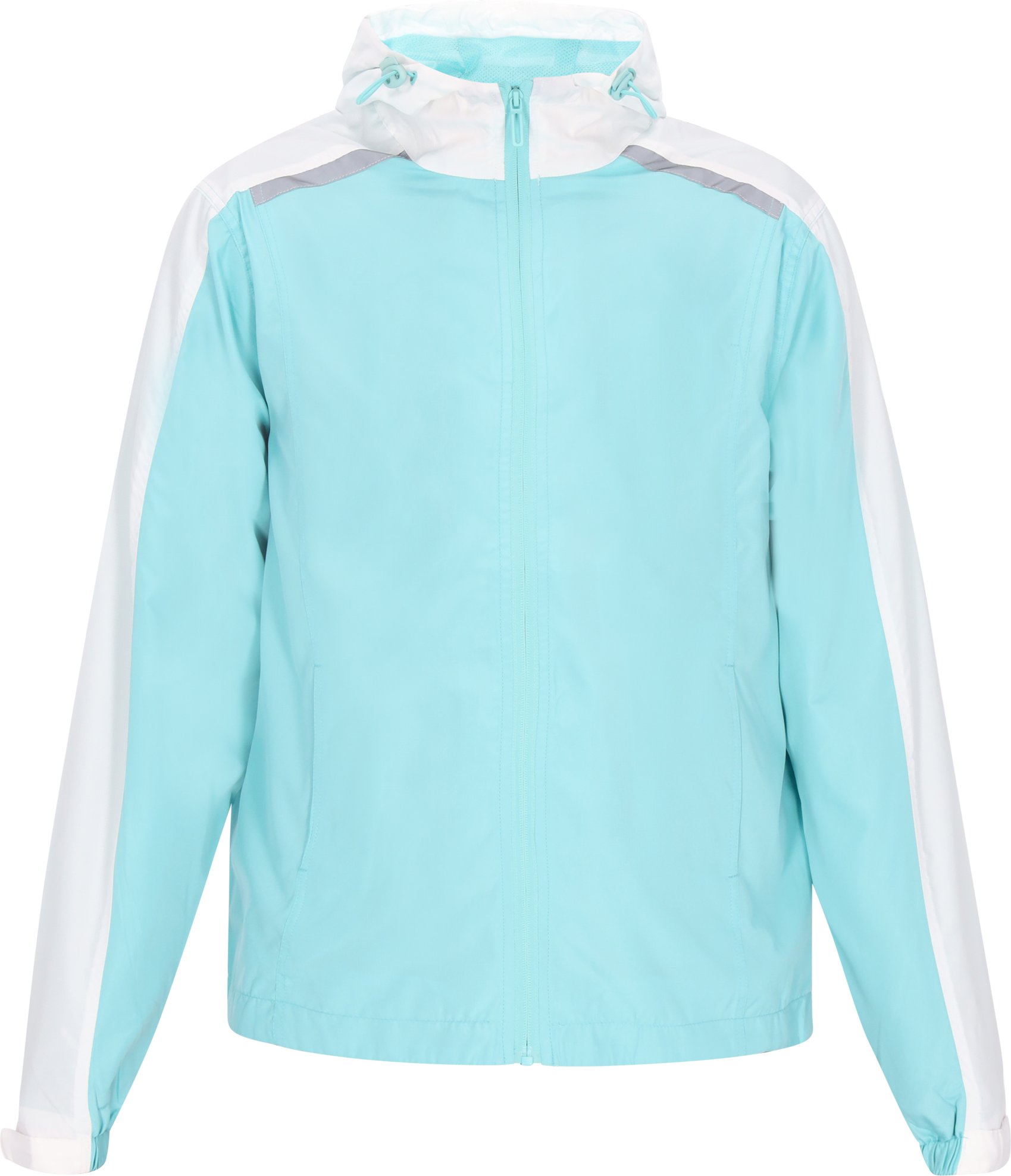 Mo Jacke Herren Türkis Weiss