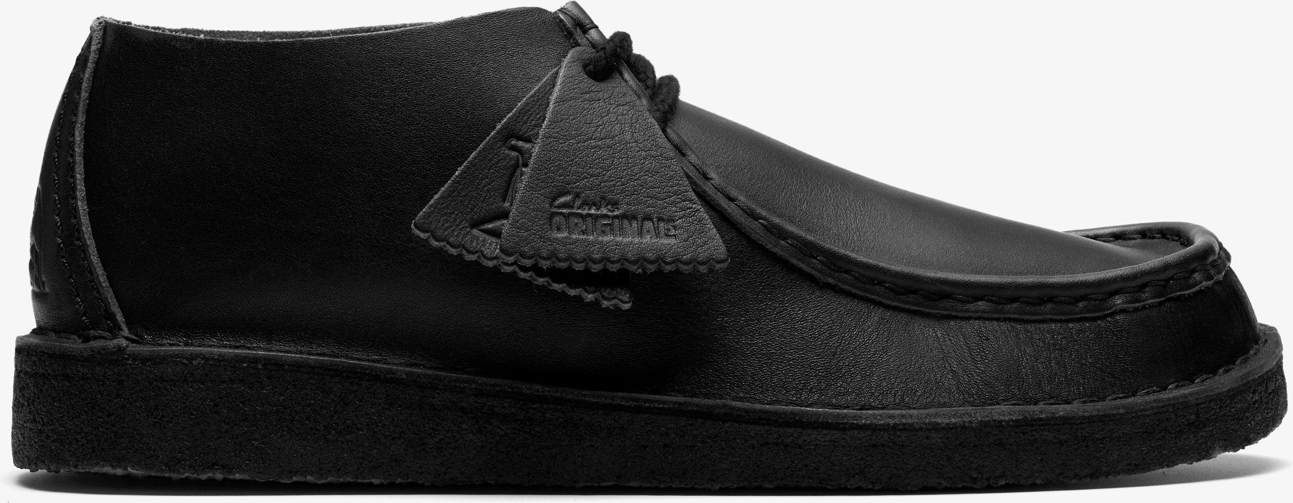 Wüsten-Nomade Schwarz/Schwarz Lederschuhe