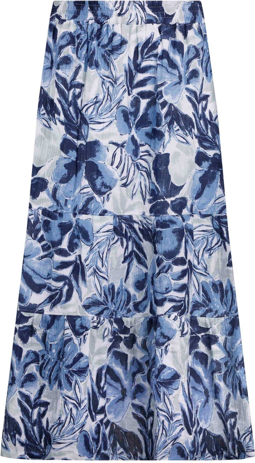 Weird Fish - "Harini" Midirock für Damen (Immobilien Blau)