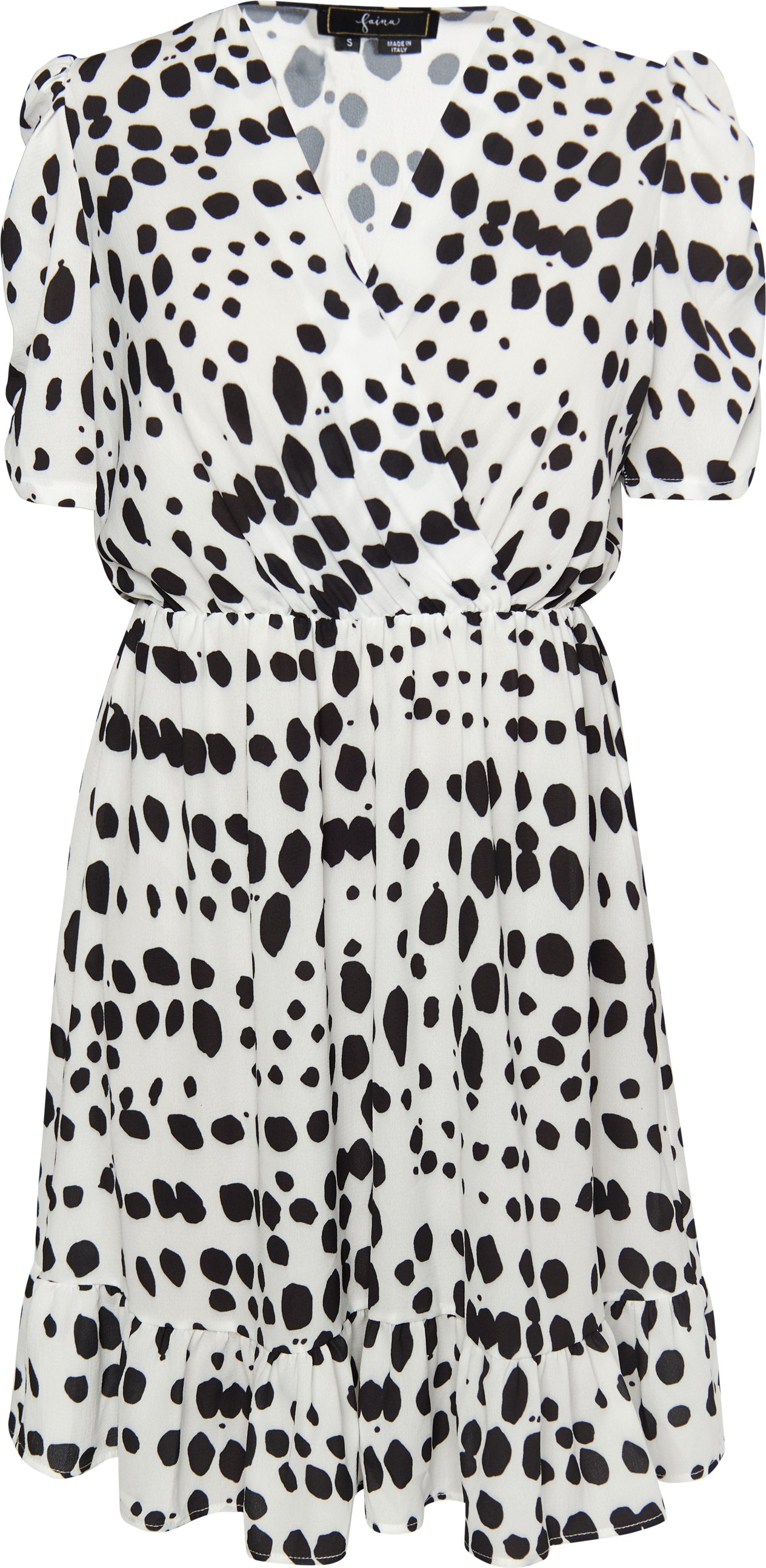 Faina Kleid Damen weiss schwarz