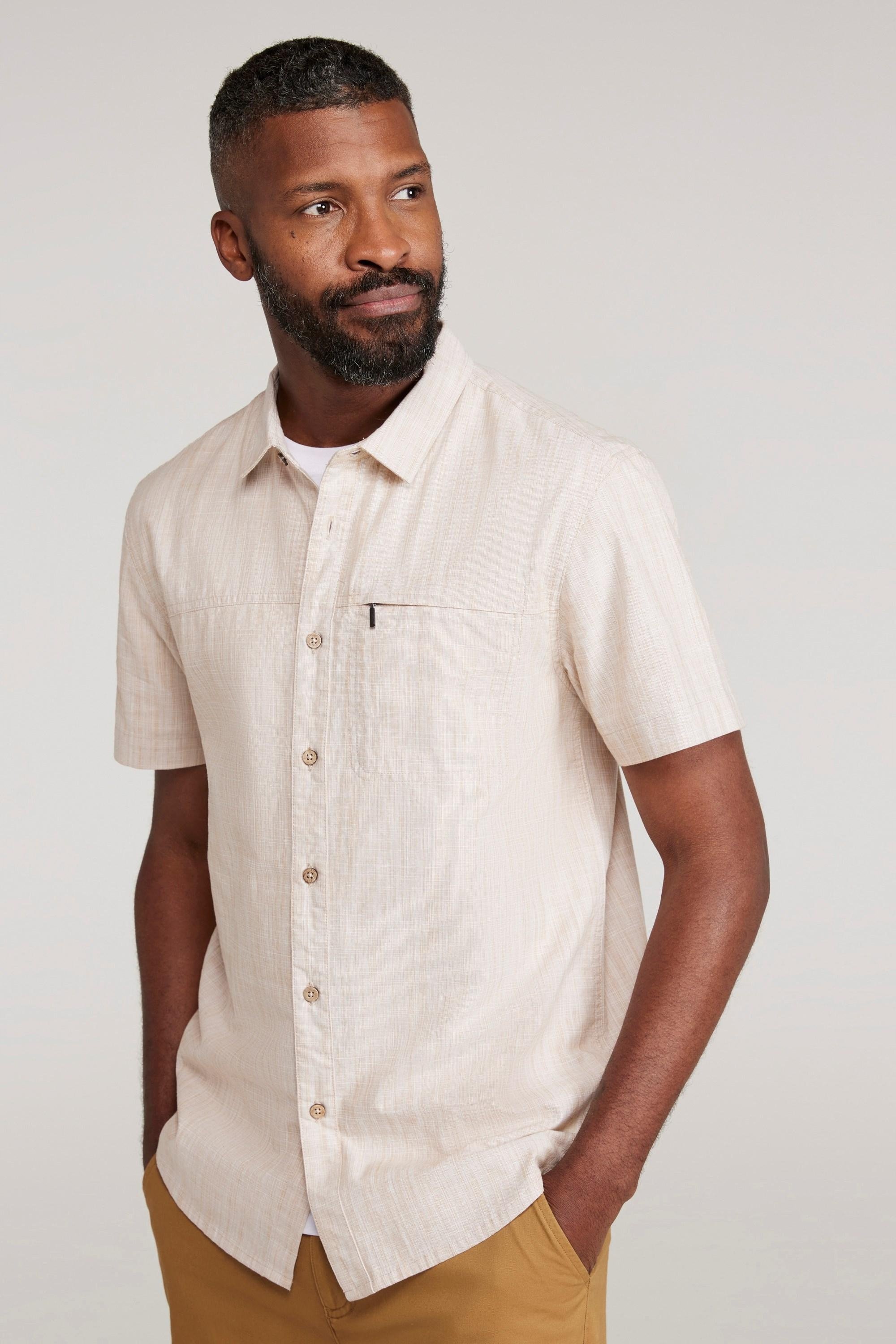 Mountain Warehouse - "Coconut" Hemd für Herren kurzärmlig (Beige)