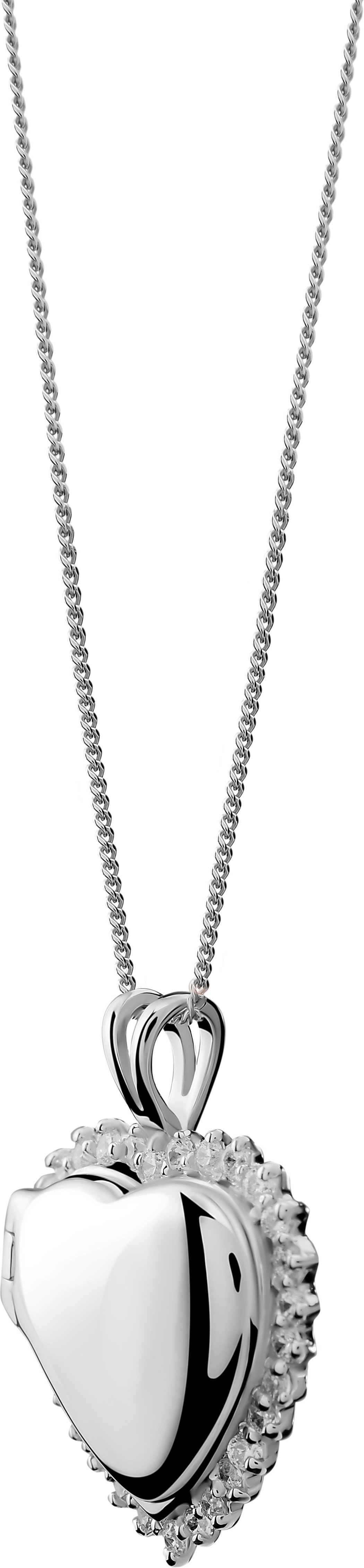 Orphelia Damen-Kette aus 925er Sterlingsilber mit Anhänger – Silber ZH-7491