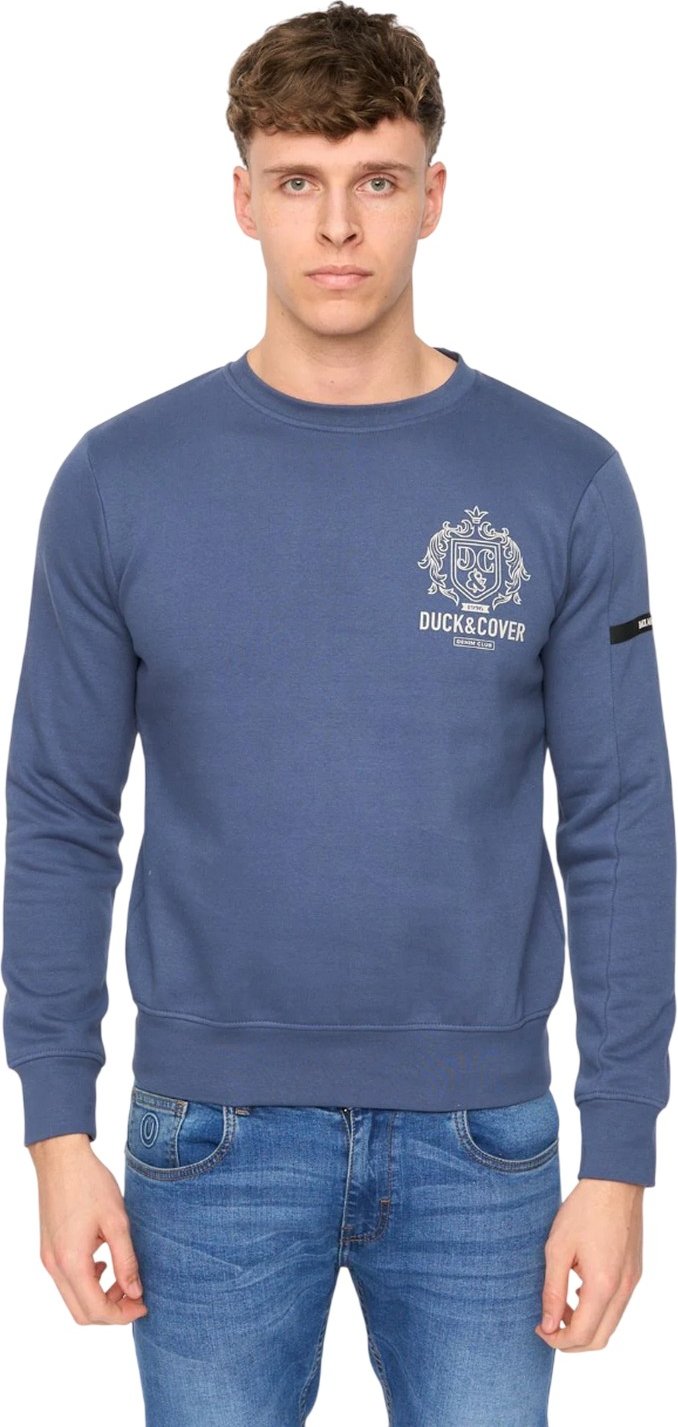 Duck and Cover - "Stoneham" Sweatshirt für Herren, Rundhalsausschnitt (Jeansblau)