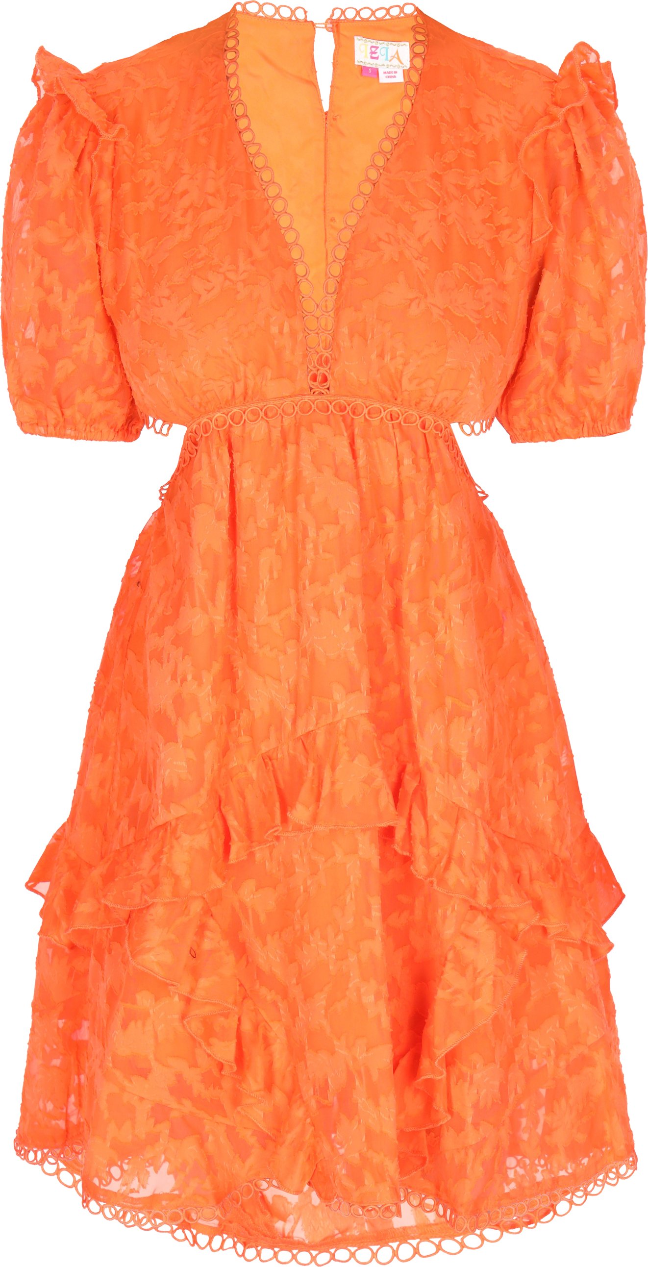 IZIA Kleid Frauen orange