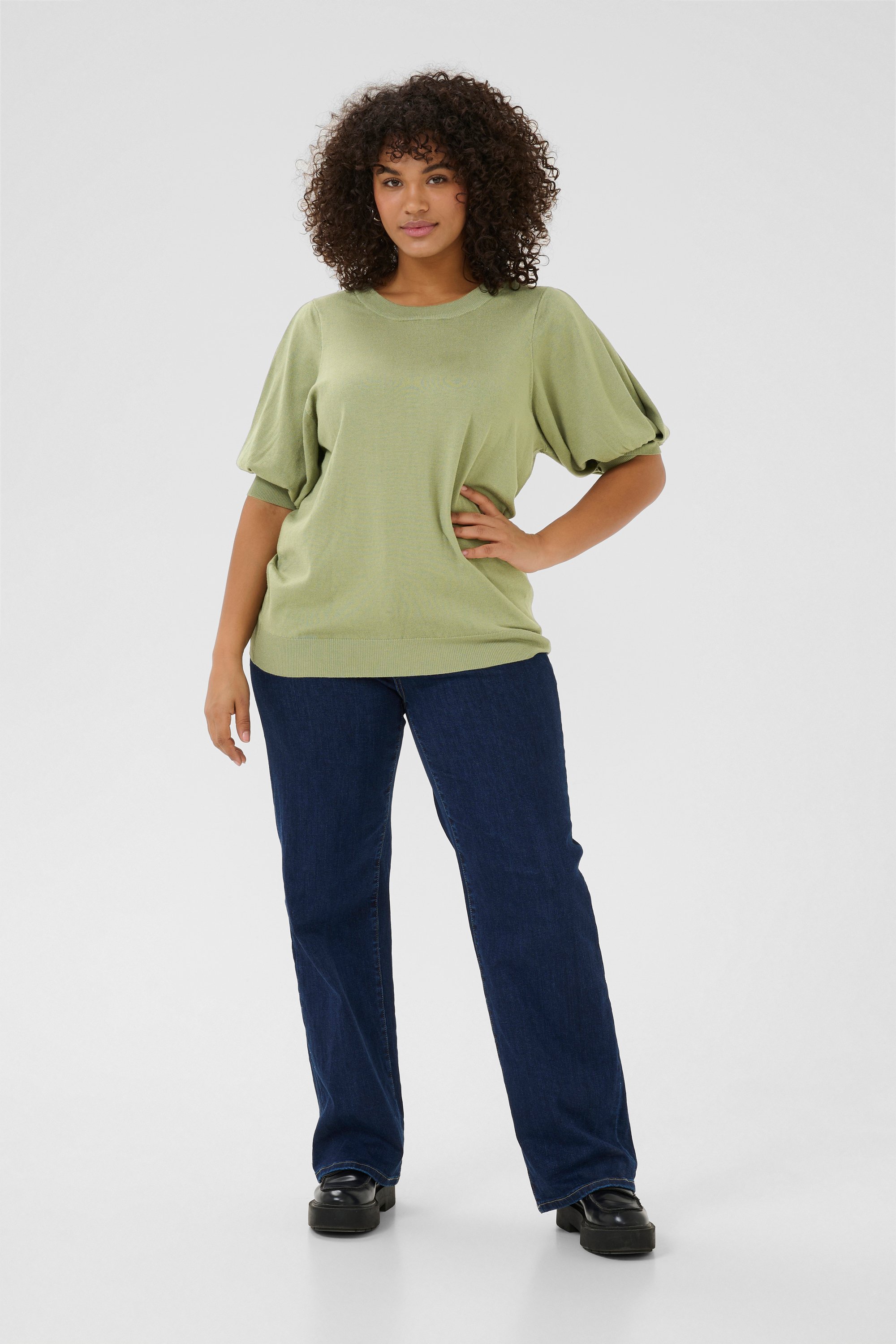 Strickpullover Regular fit green