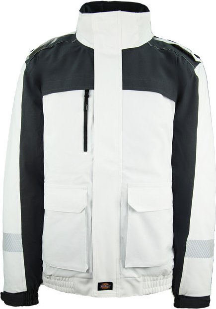 Dickies Winterarbeit wasserdichte Herren weiß/grauer Mantel