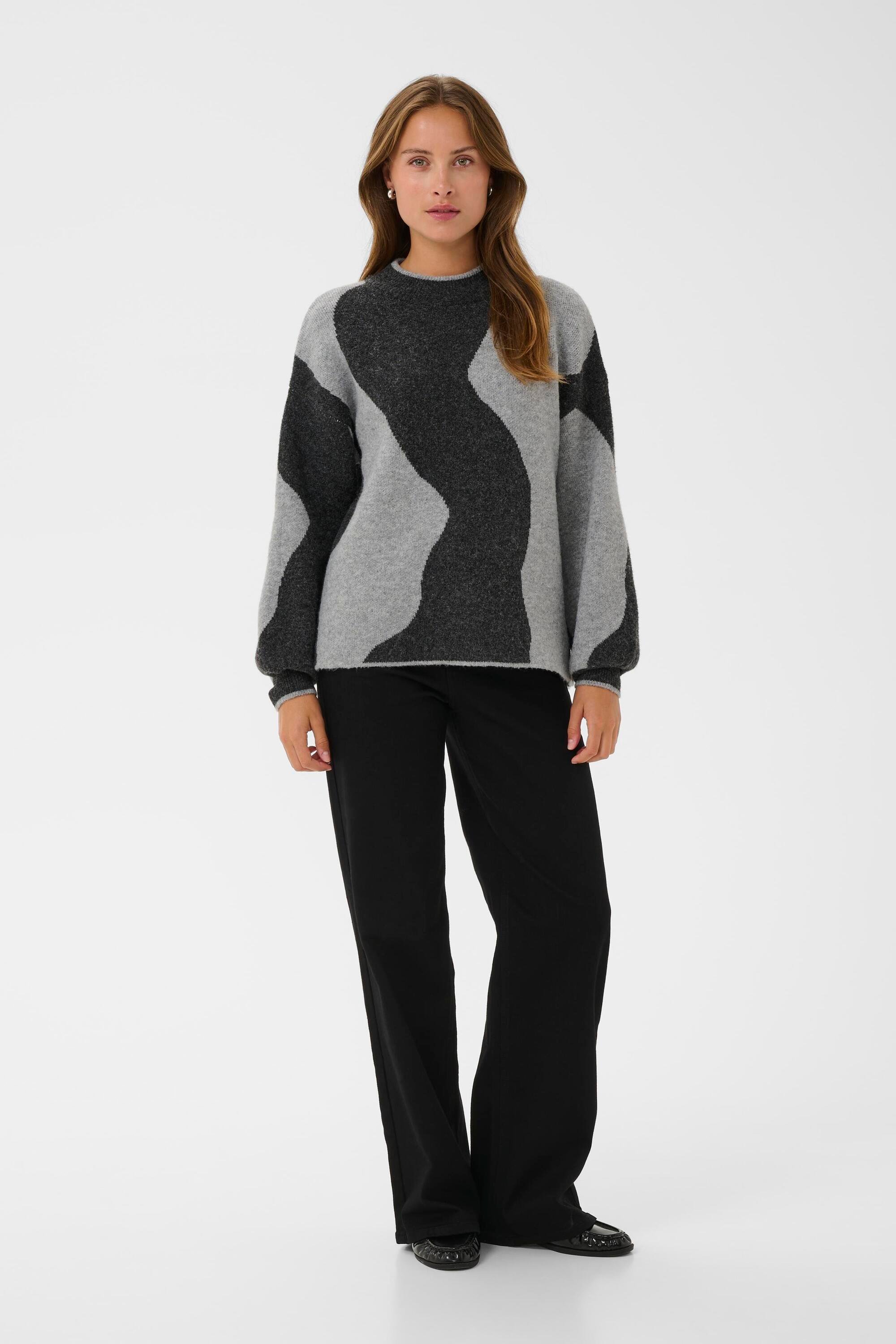Strickpullover KAwilma Strickpullover Regular fit black darkgrey