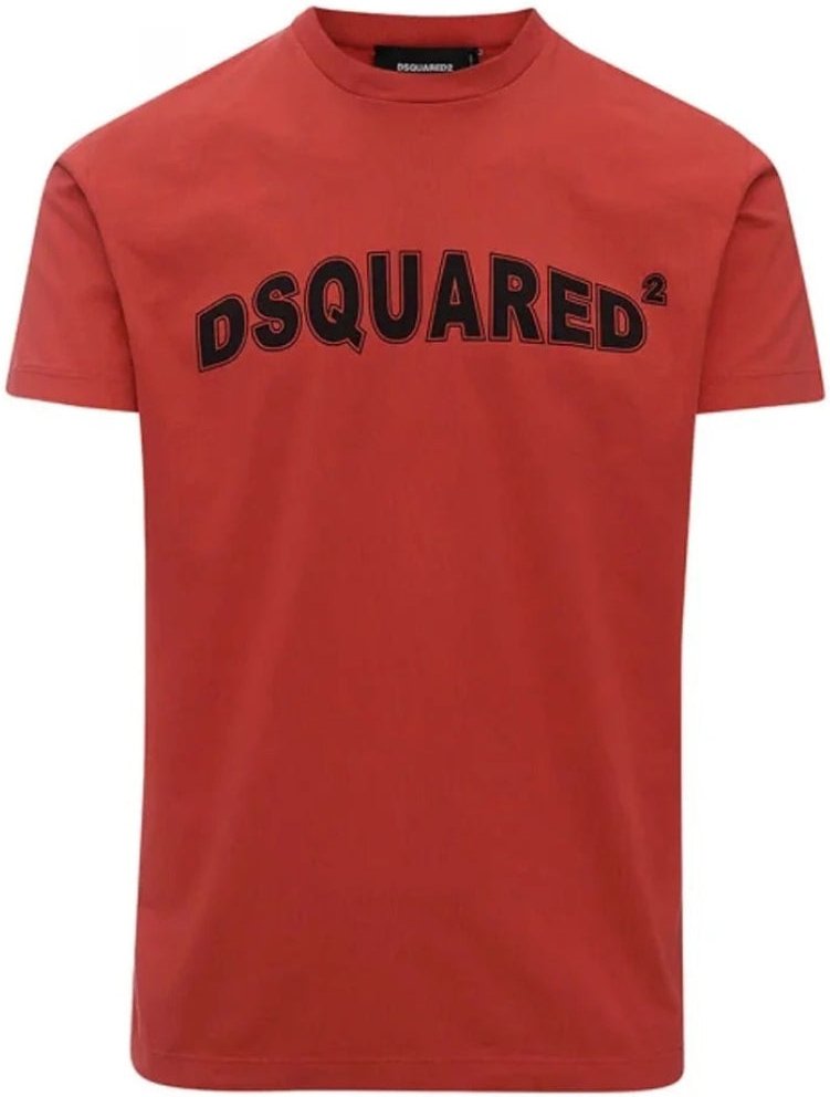 Dsquared2 Logo Rotes T-shirt