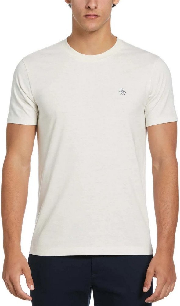 Original Penguin - "Pete" T-Shirt Logo für Herren (Cremefarbe)