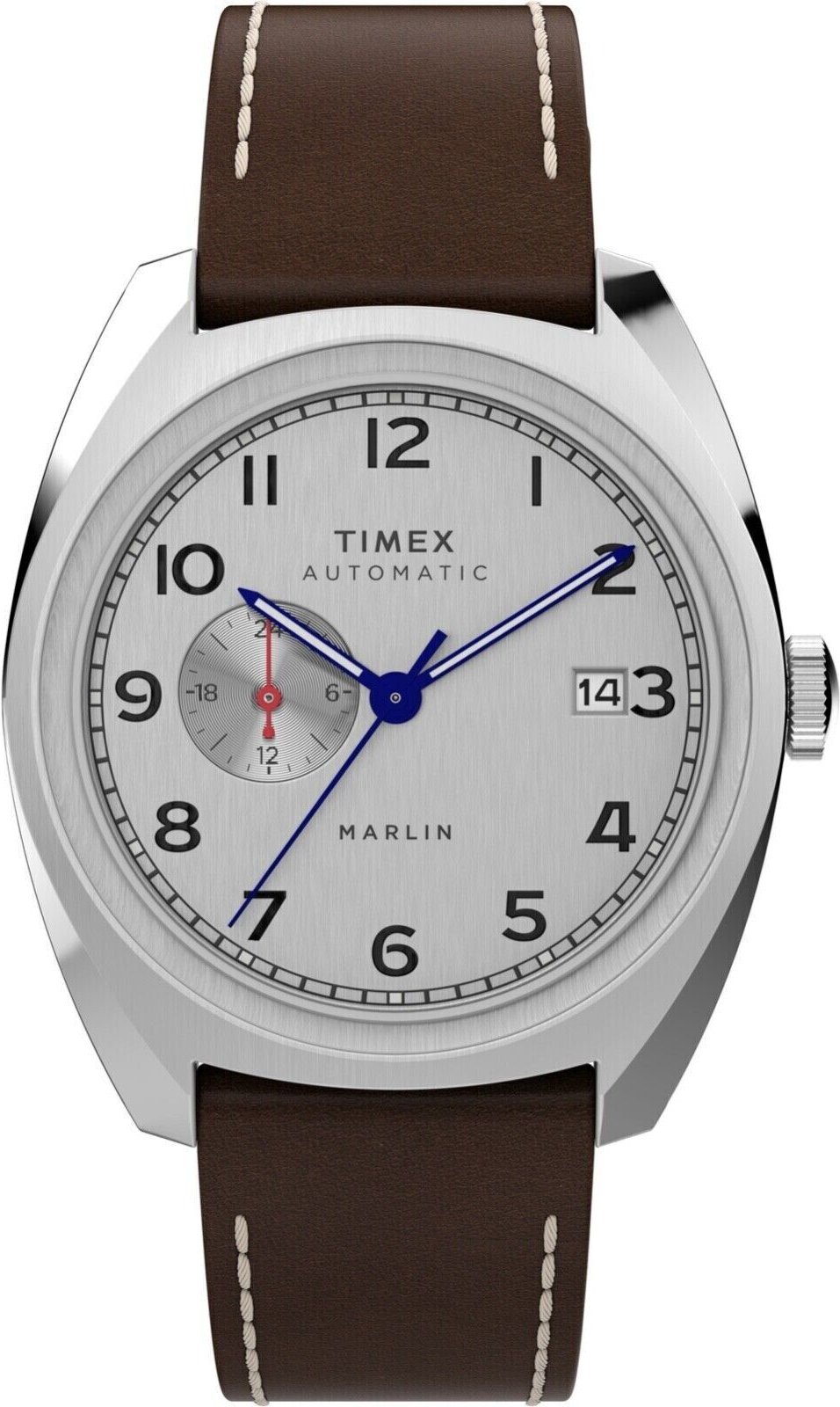 Timex Marlin Sub-dial Automatik Herrenuhr braun TW2V62000