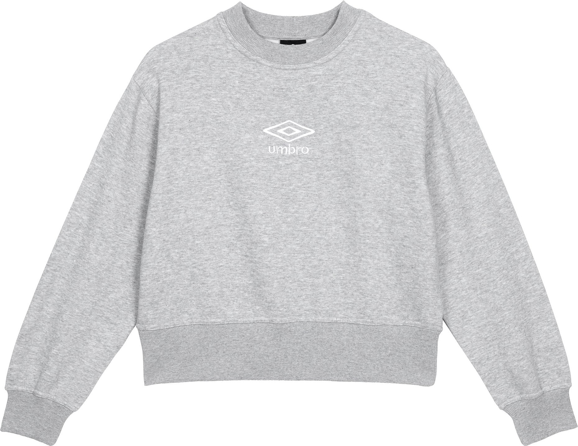 Umbro - "Core" Sweatshirt für Damen (Grau meliert/Weiß)