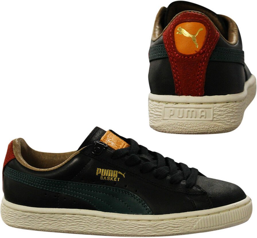 Thumbnail - PUMA -Korb MMQ Schnüre -Leder Textile Mens Black Trainer 355551 02 B73A