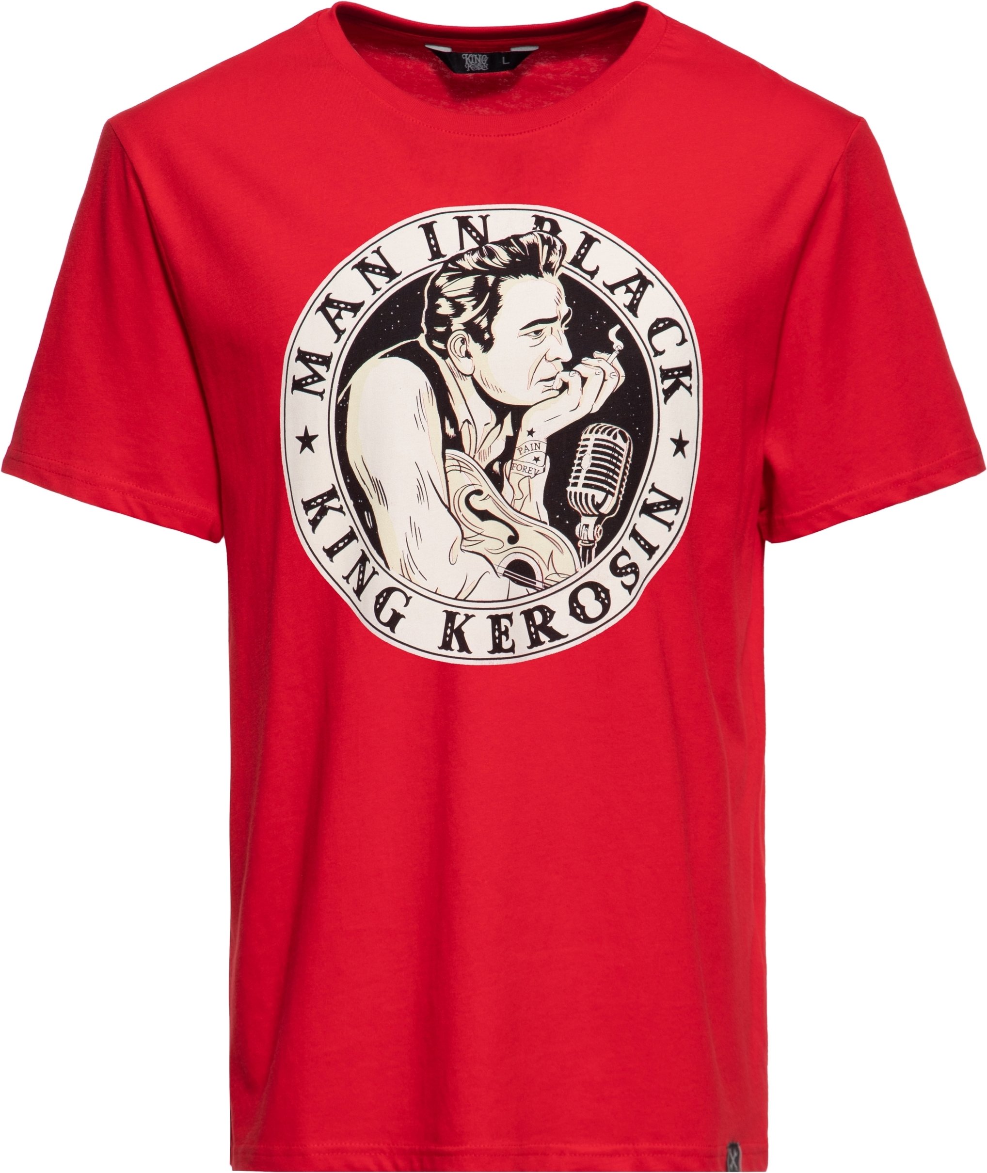 Thumbnail - King Kerosin Herren T-Shirt Man in Black rot