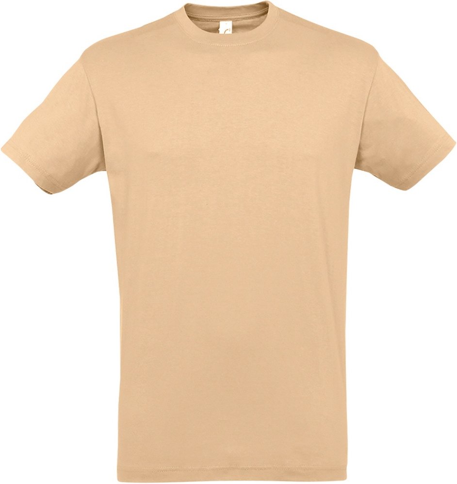 SOLS Herren Regent T-Shirt mit kurzen Ärmeln (Sand)