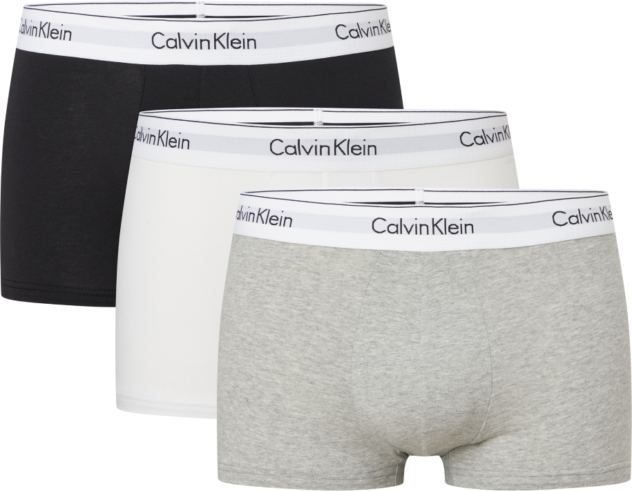 Calvin Klein 3er-Pack Herren Modern Cotton Stretch Trunk