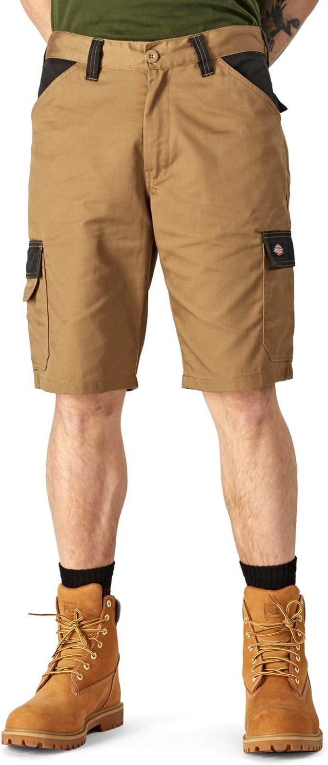 Dickies Everyday Polyester Herren Shorts in Braun mit Kniehöhe