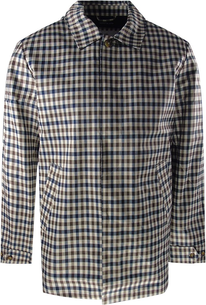 Aquascutum Active Iconic Caban Club Check Jacke